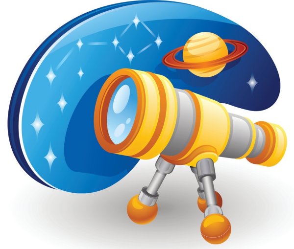 Телескоп мультяшный