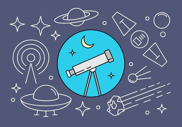 Векторные изображения космос
