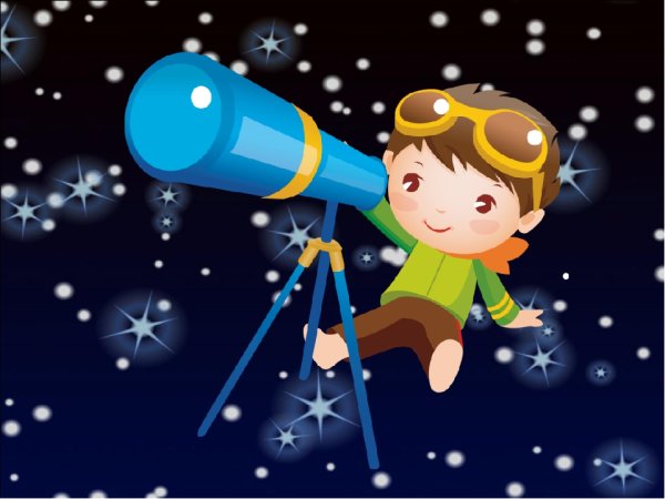 Астроном мультяшный