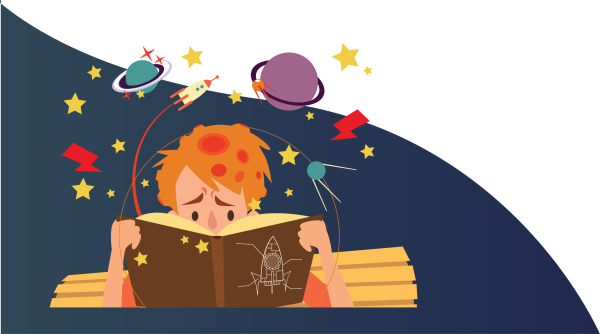 Астроном мультяшный