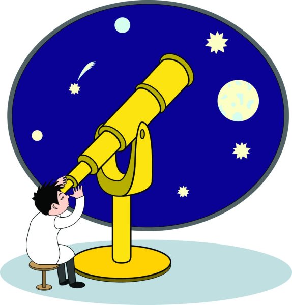 Телескоп мультяшный