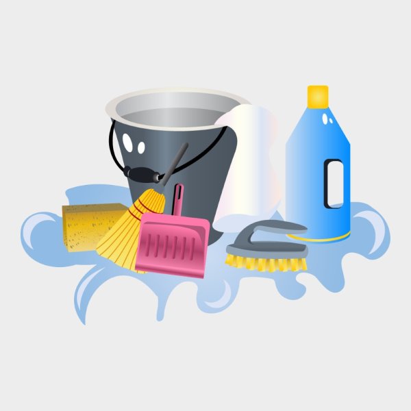 Средства для уборки вектор