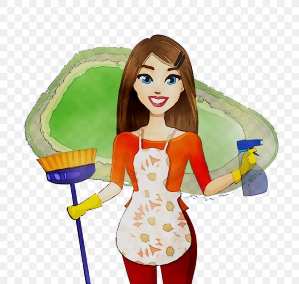 Уборка иллюстрация