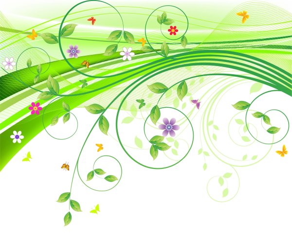 Зеленый узор