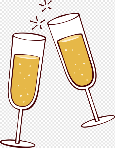 Красивые прозрачные бокалы