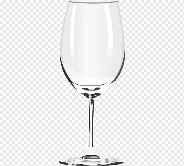 Бокал белого вина на белом фоне