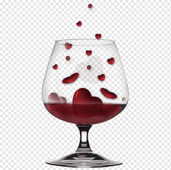 Бокал на прозрачном фоне