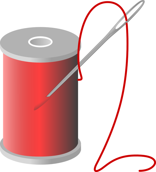 Иголка с ниткой