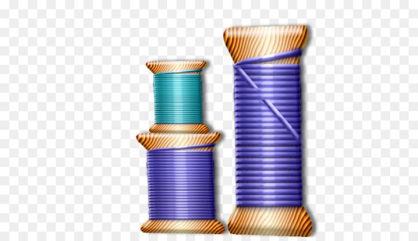 Нитки на прозрачном фоне