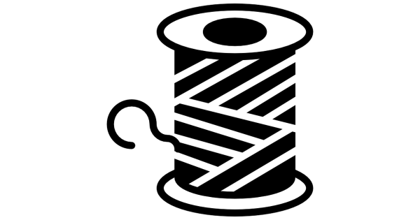 Пиктограмма катушка нити
