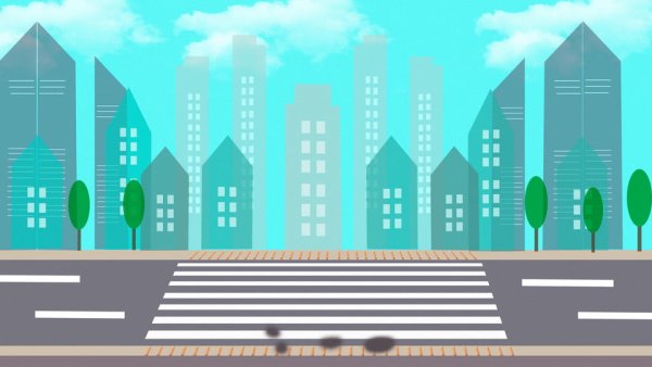 Город дорога вектор