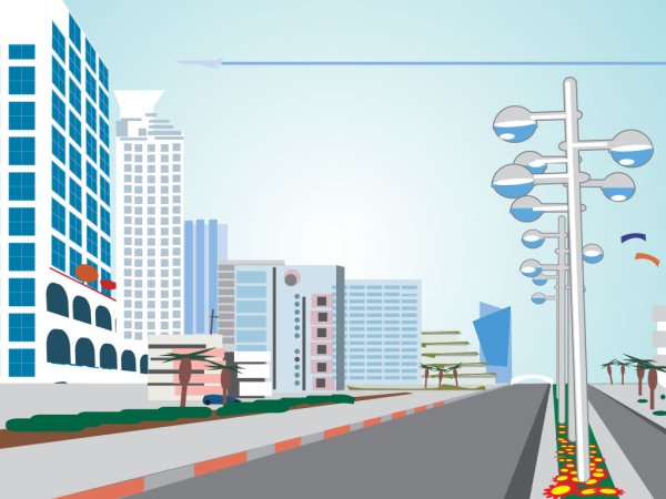 Дорога в городе