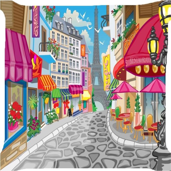 Мультяшная улица