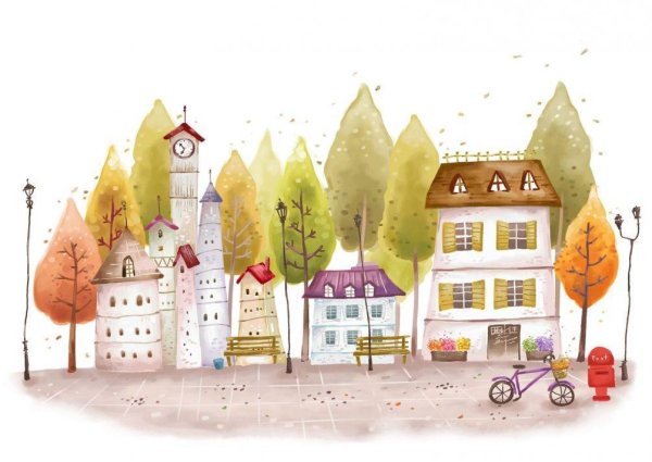 Город рисунок