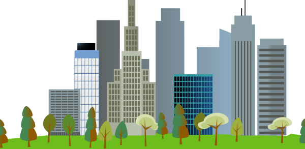 Мультяшный город