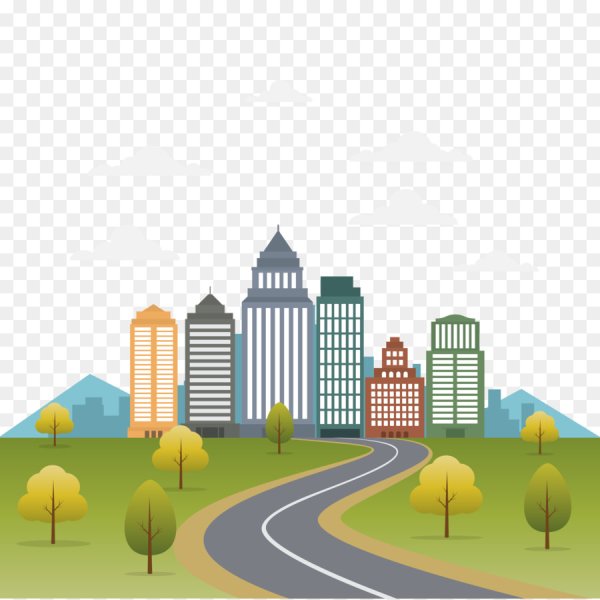 Векторный город