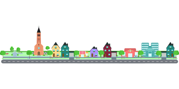 Город на прозрачном фоне