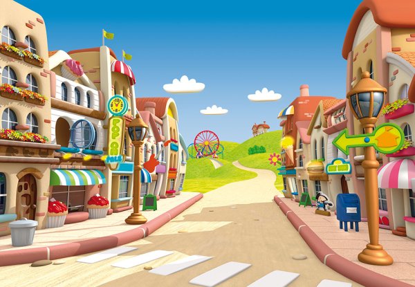 Город из мультика