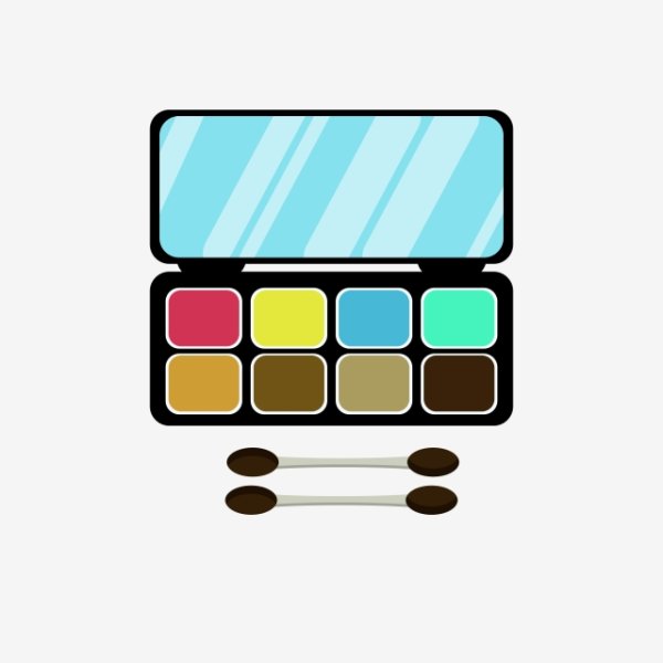 Палетка теней вектор