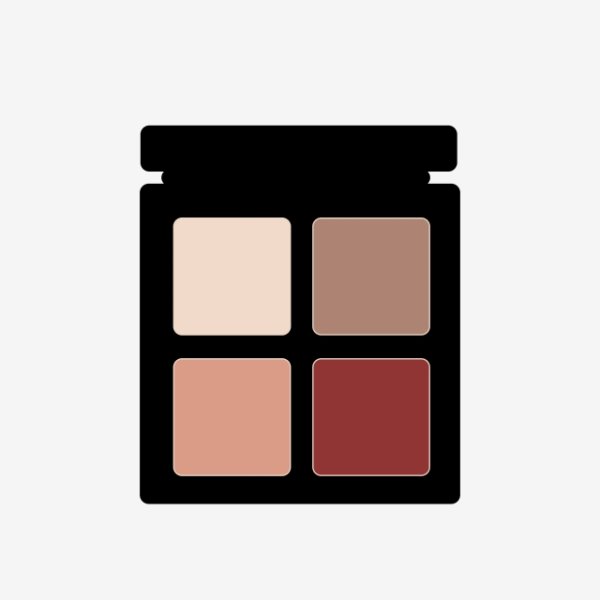 Коробочка теней для макияжа рисунок