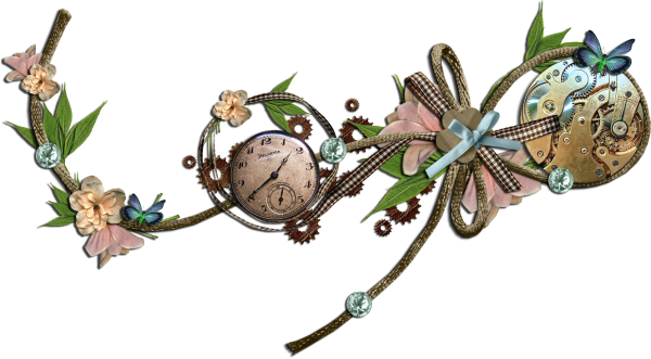 Винтажные украшения на прозрачном фоне