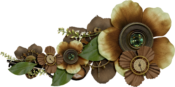 Скрап цветы