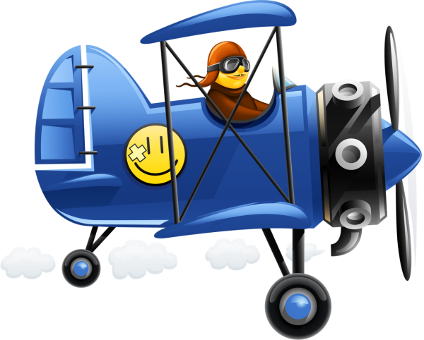 Самолетик мультяшный