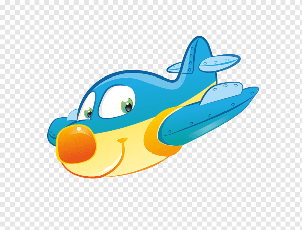 Самолетик мультяшный