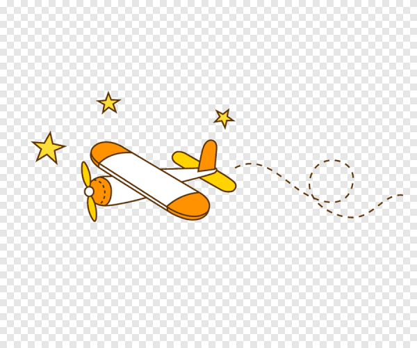 Самолетик векторный рисунок