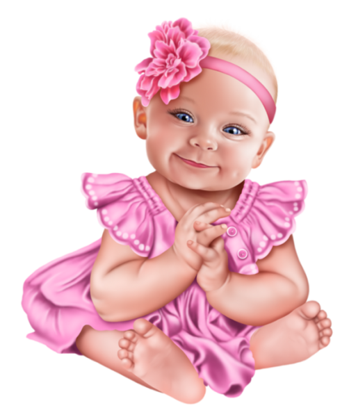 Красивые дети на прозрачном фоне