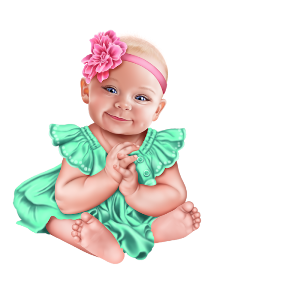 Младенец на прозрачном фоне