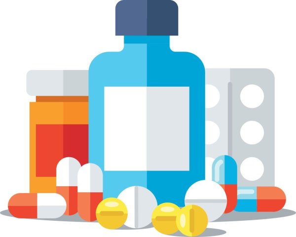 Прием лекарств клипарт