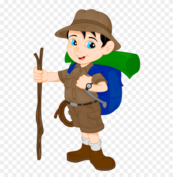 Туристы мультяшные