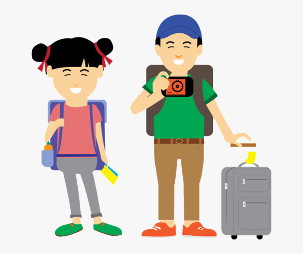 Турист рисунок