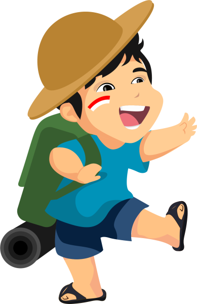 Путешественник мультяшка