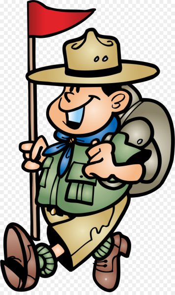 Турист мультяшный