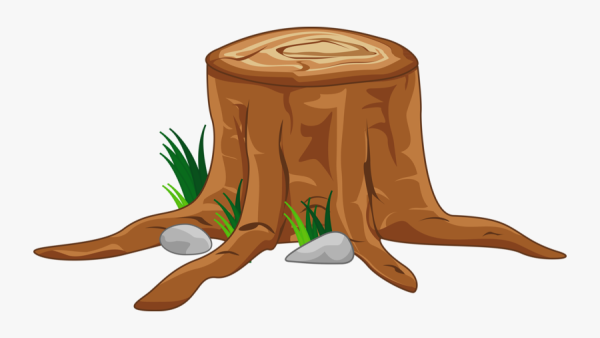 Пень мультяшный