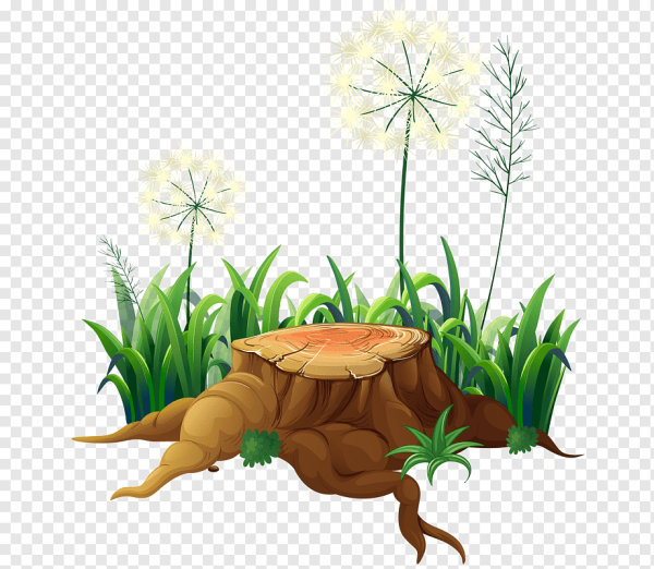 Пенек мультяшный