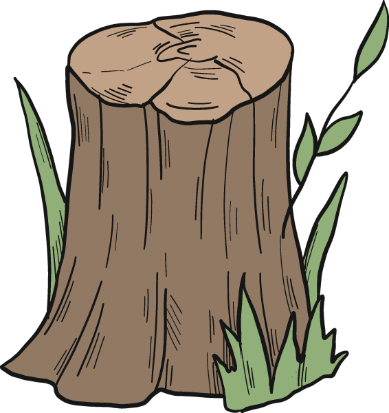 Пеньки для рисования