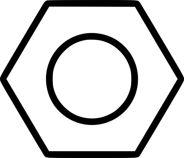 Гайка нарисованная