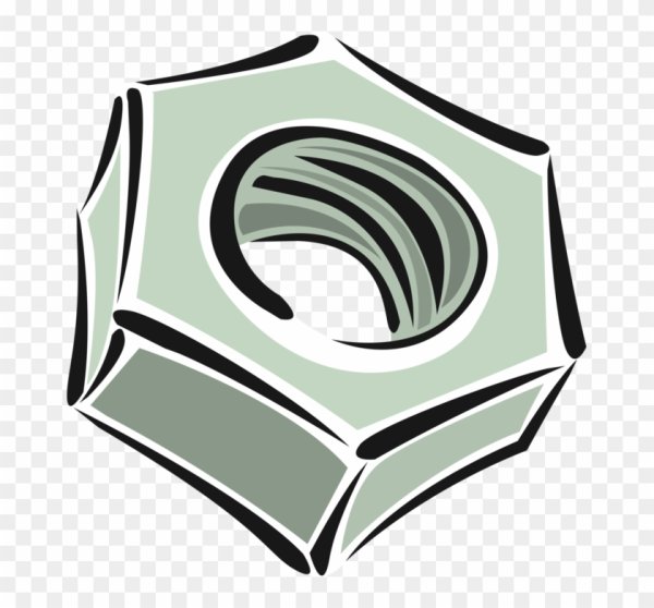 Гайка нарисованная