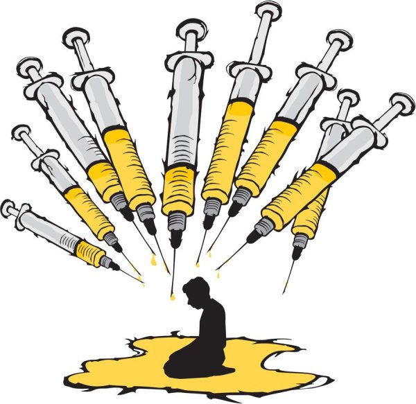 Наркомания вектор