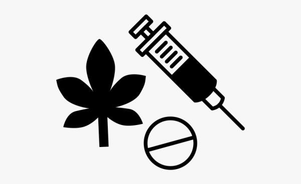 Наркотики на белом фоне