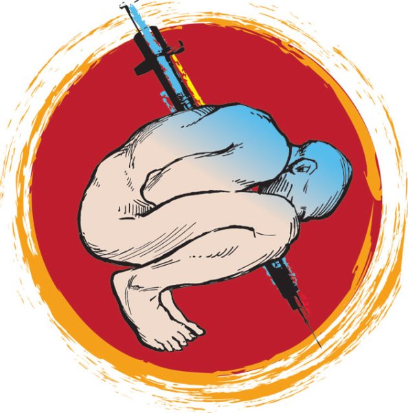 Наркомания значок