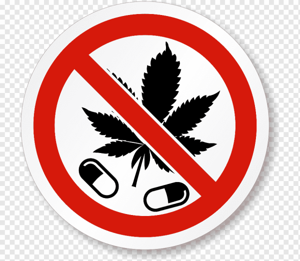 Знак нет наркотикам