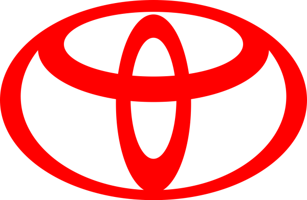 Toyota знак вектор