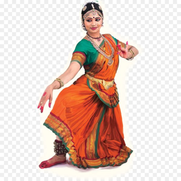 Индианка на прозрачном фоне