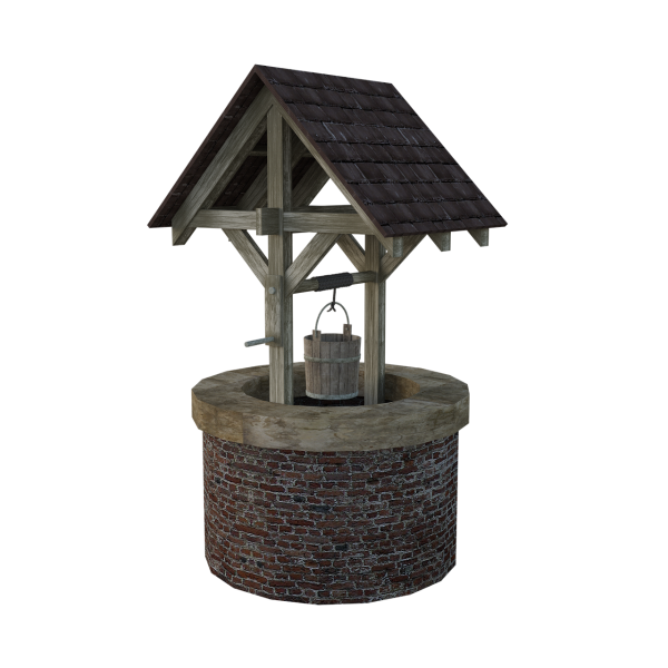 Колодец на прозрачном фоне