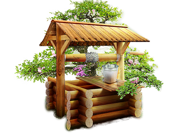 Колодец мультяшный