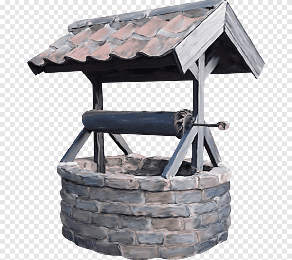 Колодец на прозрачном фоне